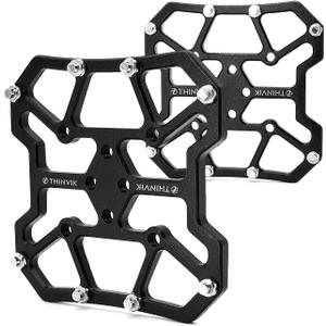 Thinvik Bike Clipless Pedal Platform Adapters Compatible with Shimano SPD-SL/SPD,Look Keo/Delta,Peloton Bike Pedals and Cleats,Clipless Pedals Convert to Flat Pedals - CNC Aluminum Alloy Thinvik Bike Clipless Pedal Platform Adapters Compatible with Shimano SPD-SL/SPD,Look Keo/Delta,Peloton Bike Pedals and Cleats,Clipless Pedals Convert to Flat Pedals - CNC Aluminum Alloy