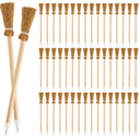 Zonon 48 Pcs Witch Broom Pencils Witch Party Favors Supplies for Kids Teens Adults Classroom Supplies Goodie Bag Fillers