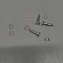 3PCS for PS5 Base Stand Screws for PlayStation 5 PS5 Vertical Fixing Screw Replacement Console Bottom Holder with Repair Tools