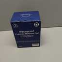 Padded Queen Mattress Protector, Breathable Waterproof Mattress Pad Cover Fitted Deep Pocket 8"-21", Soft Noiseless Mattress Cover Washable Cooling for Home Hotel Bedroom, White