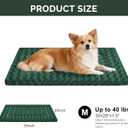 Dog Bed Mat for Small/Medium/Large Dogs Sleeping, Soft, Durable, Washable & Anti-Slip Crate Pads, Reversible Dog Mat Bed Kennel Mat Cat Bed M(30"*20"*1.5")
