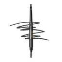 Men's Brow Pencil - 2-in-1 Brow Brush & Lead Pencil - Shape, Define & Fill In Eyebrows - Ultra-Thin - Long-Lasting Color - Vegan - Gray