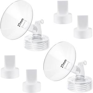 27mm Flange and Duckbill Valve Compatible with Spectra S1 Spectra S2 Spectra9 Plus Synergy Gold Breast Pump, Spectra Pump Parts S2 Parts S2 Accessories Replacement