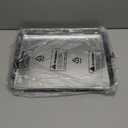 Baking Sheet with Racks Set [2 Sheets + 2 Racks], Stainless Steel Baking Sheets with Cooling Racks, Nonstick Pan, Warp Proof & Rust Proof & Easy to Clean, Size 12.4 X 9.6 X 1 Inch