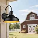 ALLGOT Outdoor Farmhouse Barn Lights, Exterior Wall Mount Lights, Vintage Wall Lighting Fixture, Industrial Outdoor Sconce Lighting for Garage, Front Door, Porch, Patio (Oil Rubbed Bronze, 1 Pack)