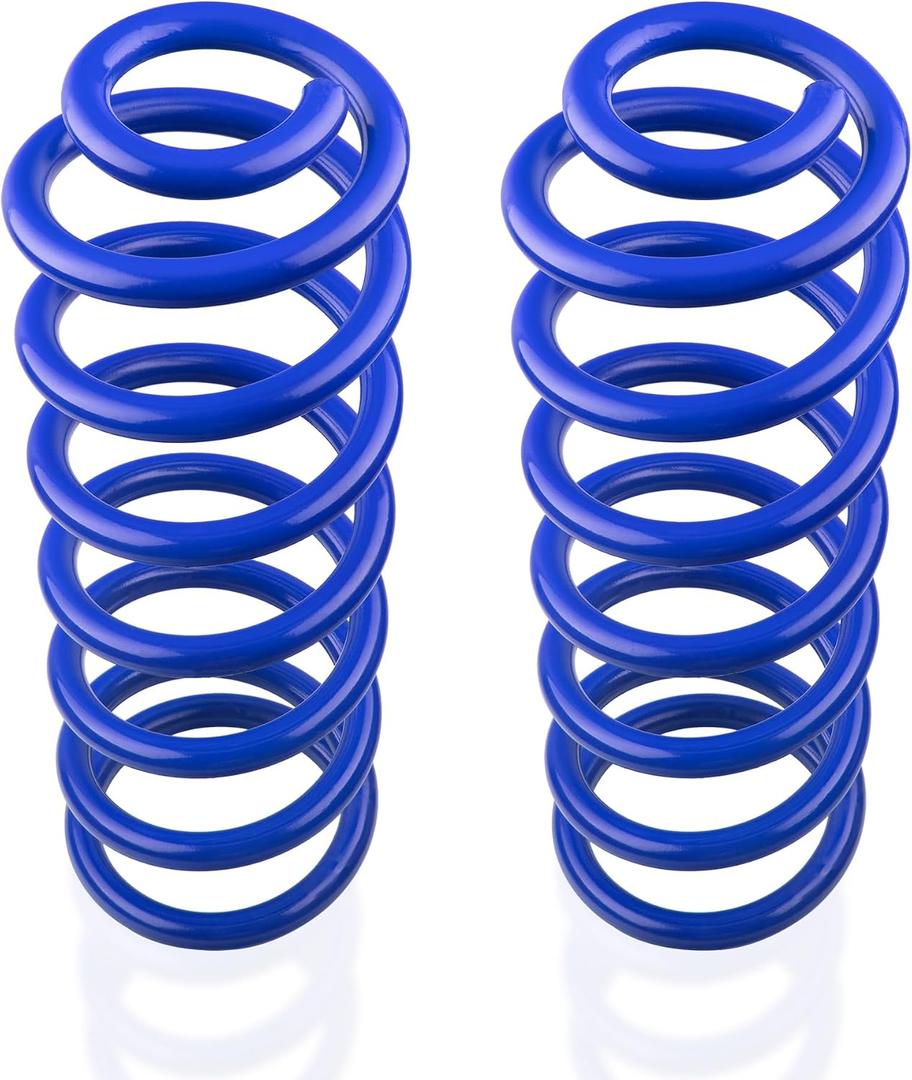 Rear Heavy Duty Coil Springs for Ram 1500 2009-2018 2wd 4wd, 50% Extra Load Capacity (1100 lbs), Maintains Factory Ride Height, For Truck Towing,Blue