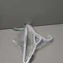 Set of 5 Deluxe Non Slip Hangers by Neatfreak! - Space Saving Hangers for Clothes, Pants, Jackets and Shirt 5 Pack,White/Grey