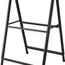 Poster Stand, Sign Holder, Billboard, Wedding Exhibitions Shop Sale Floor-Standing KT Board, Outdoor Street Advertising Sign Board, Easel Display Pedestal(Black-A,60x105CM(A))