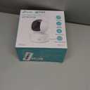 Kasa 2K+ Indoor Pan/Tilt Wired Security Camera - Works as a Baby Monitor & Pet Camera, Motion Detection & Tracking, 2-Way Audio, Night Vision, Subscription-Free Local Storage or Optional Cloud, KC410S (White)