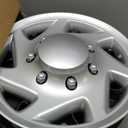 Dasbecan Hubcaps Compatible with Ford E150 E250 E350 Econoline Van 1998-2023 16 inch 8 lugs Wheel Cover Replaces# F8UZ-1130-AA F7UZ-1130-AA F8UA-1130-AA F7UA-1130-AA (Silver)