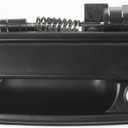 FITRITE AUTO Parts New Front Left Driver Side Exterior Door Handle for 1995-2004 Toyota Tacoma, Smooth Black, with Keyhole TO1310128 6922035070C0 