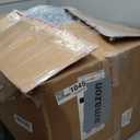 Hobestluk 3ft Bean Bag Chairs for Adults Large Beanbag Chair with Stripe Plush Cover Big Bean Bag Chair for Living Room Bedroom Dorm Office - Grey (36 x 36 x 22)