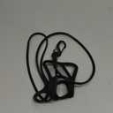 Pulpo Safety Cell Phone Lanyard Black Fits Smartphones 6.1" to 6.8 - Anti Theft Phone Strap for Men & Women, Lanyards for Phones, Hiking Phone Holder & Cellphone Lanyard, Silicone Crossbody Straps