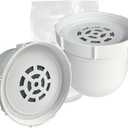 2-pack Water filtered Replacement Filter Compatible with Clearly filtered Water Pitcher 100-gallon service life 2 coconut shell activated carbon filters + 1 pre-rinse bag
