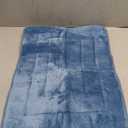 Arotive Memory Foam Bathroom Rug Mat 24x16, Ultra Soft and Absorbent Bath Mat, Machine Wash Dry, Comfortable Bath Rug Carpet for Bathroom Floor, Tub and Shower, Blue