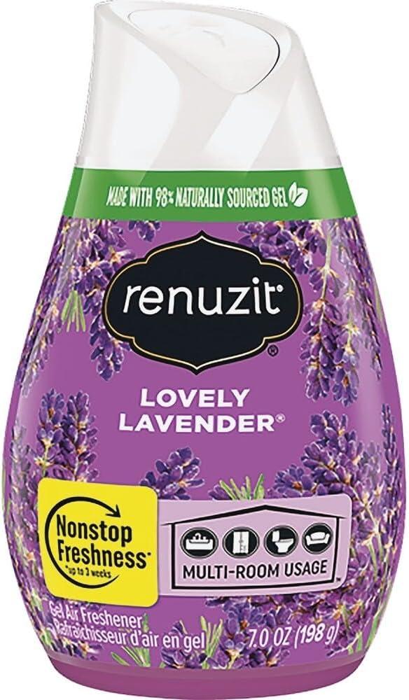 Renuzit, Lovely Lavender Gel Air Freshener, 7 Ounce