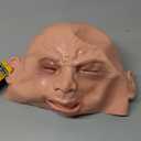 CreepyParty Releastic Human Mask Novelty Halloween Costume Party Latex Head Masks (crying)