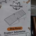 2-in-1 Ottoman Dog Stairs for Large Dogs,21.6 Inch Foldable