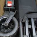 Collapsible Wagon Carts 570LBS Weight Capacity Foldable Beach Wagon with Big All-Terrain Wheels 330L Heavy Duty Utility Carts with Cup Holders for Camping, Garden, Sports, Grocery Black