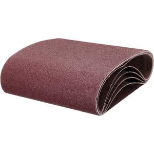 uxcell 5pcs 8" x 19" Sanding Belts 40 Grits Aluminum Oxide Abrasive Belt Sander Paper Sanding Papers for Metal Wood Grinding Polishing, Reddish Brown