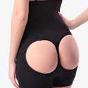 Butt Lifting Shapewear for Women Butt Shaper Body Shaper Tummy Control Butt Lifter Panties for Women But Crossdresser (Black, M)