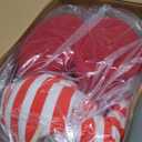 Yerliker 2 Pcs Christmas Large Plush Gnomes Decorations Lime Green Gnomes Xmas Stuffed Animals Porch Yard Decor 28 to 43 Inch Santa Decoration with Retractable Legs for Gifts Home Indoor Outdoor