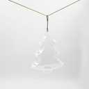 10 PCS Clear Christmas Ornament Plastic Fillable Ornaments Tree Shaped for DIY Crafts Christmas Tree Decor Birthday Wedding Party Holiday Home Decor Open Decorative Hanging Ornaments 4Inch