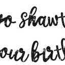 BEISHIDA Go Shawty It's Your Birthday Banner NO DIY Hip Hop Theme Happy Birthday Banner Pre-Strung Rap Theme Happy Birthday Sign for Man Women birthday Party Supply Black
