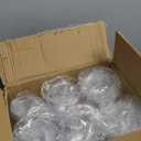 YEEHAW 9 oz 200 Pack Clear Plastic Cups with Flat Lids, Disposable Cups With Straw Slot Lids for Cold Drinks