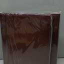 Marspark 2 Pcs Vintage Hardback 3 Ring Binder Professional Leather Binder Organizer Letter Size 8.5 x 11 Documents Round Rings Holds 200 Sheets with 2 Inner Pockets(1 Inch,Brown)