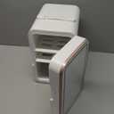 YLFU Mini Fridge for Bedroom, 6L Skincare Fridge with LED Mirror for Dorm & Office, Portable Cooler & Warmer Small Compact Refrigerator for Skincare, Makeup and Cosmetics