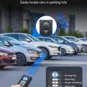 108dB Car Alarm System, Car Anti-Theft Vibration Sensor Alarm & Red Light, Wireless Remote Anti Theft Vehicle Device with Magnetic Install Design for RV, SUV, Truck