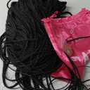 KRALER 36 inch Braided Wigs for Black Women, Knotless Box Braid Wig Full Double Lace Square Based Micro Box Braids Wig Pre Plucked with Baby Hair