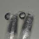 CIRCLE JOY Rechargeable Electric Salt and Pepper Grinder Set Gravity Salt and Pepper Mills Set with LED Light, No Battery Needed, Adjustable Coarseness, Washable 135ml Container, Black