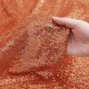 Sugargirl Orange Sequin Backdrop Curtain 2 Panels 2FTx8FT Glitter Orange Background Drapes Sparkle Photography Backdrop for Party Wedding Birthday Wall Decoration