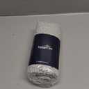 KANGAROO Bathroom Rugs, Chenille Soft Absorbent Bath Rug, Shaggy Shower Mat, Quick Dry Machine Wash Bathmat, Plush Carpet Mats for Tub, Bathtub and Room Home Decor Accessories, 24x17, Light Gray