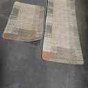 2-Piece Kitchen Rug Runner Set (46"x18" and 27"x18"), 100% Polyester