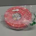 Exquisite Party Solids Red Plastic Plates For Party 10" Red Disposable Plates Heavy Duty 100 Pcs Plastic Dinnerware Sets Heavy Duty 350 GSM Disposable Dinnerware Set