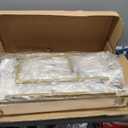 Ladder Shelf 6 Tiers Marble White Modern Bookshelf Open Tall Wall Mount Bookcase Standing Leaning Wall Shelves Industrial Decorative Living Room Bed Room (1 PC 23.6IN)