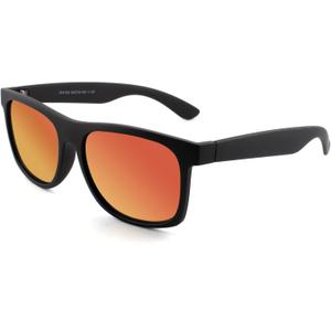 Full Reader Sunglasses Women Men, Womens Mens Reading Sun Glasses Mirroed Pink Blue Lenses Outdoor Not Bifocal Mirrored Orange, 2.75