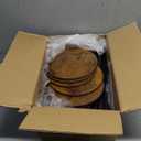 Plant Stand Indoor 6 Tier 9 Potted Multiple Flower Pot Holder for Patio Garden Balcony Living Room Corner (6 Tier Black+Rustic Brown)