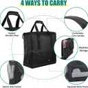 Eccliy Carrying Bag Compatible with Ninja Slushie Machine Fs301 & Fs300, Portable Outdoor Frozen Drink Maker Travel Bag Case Side Opening Thickly Padded for Protection Slushie Machine Accessories