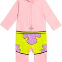 SpongeBob SquarePants Patrick Star Zip Up Costume Coverall Toddler to Big Kid (2T)