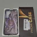 Compatible with Samsung Galaxy S24 Case with 360Rotatable Magnetic Ring Stand Compatible with Mag-Safe Military Protection Shockproof Translucent Phone Case for S24 6.2",Dark Purple