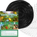 Bird Netting for Garden, 13Ft x 33Ft Reusable Garden Netting Plants Barrier, Plant Mesh Net Protect Fruit Tree Seedlings Plants from Birds, Cicadas, Rodents, Black