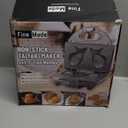 FineMade Taiyaki Fish Waffle Maker Machine with Non Stick Cooking Plate, Electric Japanese Fish Shaped Waffle Iron Pan, Korean Bungeoppang Pan, Recipe Included