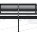 Metal Bed Frame, Queen Size Bed Frame with Storage Space, Heavy Duty Sturdy Mattress Foundation, Easy Assembly, No Box Spring Needed, Black,14 Inch, Queen