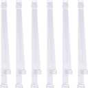 Clear Bra Straps, 3-Pairs Invisible Non-Slip Adjustable Bra Straps for Strapless Bra