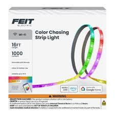 Feit Electric Color Chasing Strip Light. 16 Feet