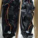 AUTOSAVER88 Headlight Assembly Compatible with 2006 2007 2008 2009 2010 2011 2012 2013 Chevy Impala 2014-2016 Impala Limited 06-07 Monte Carlo Headlamp Replacement Pair Chrome Housing Amber Reflector